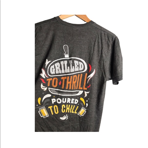 Chilis | Never used chilis burgers and beers gray T-shirt - Picture 6 of 6